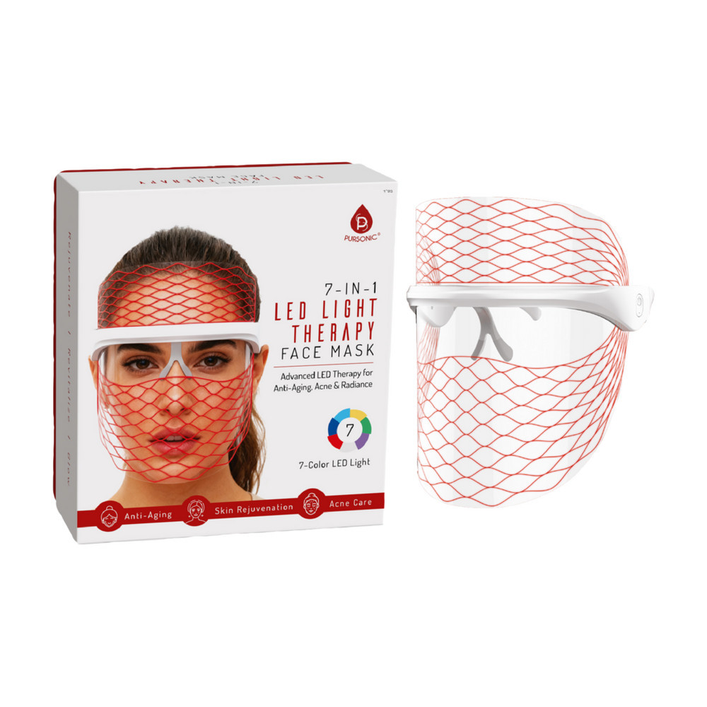 PURSONIC 7-in-1 LED Light Therapy Face Mask | Ulta