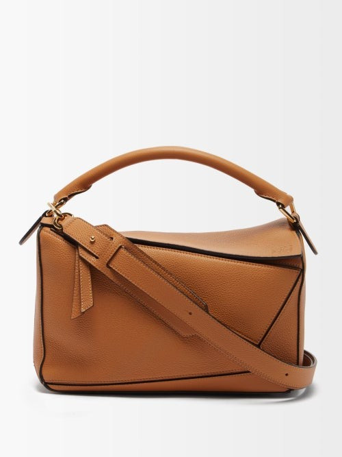 Loewe - Puzzle Medium Leather Bag - Womens - Tan | Matches (UK)