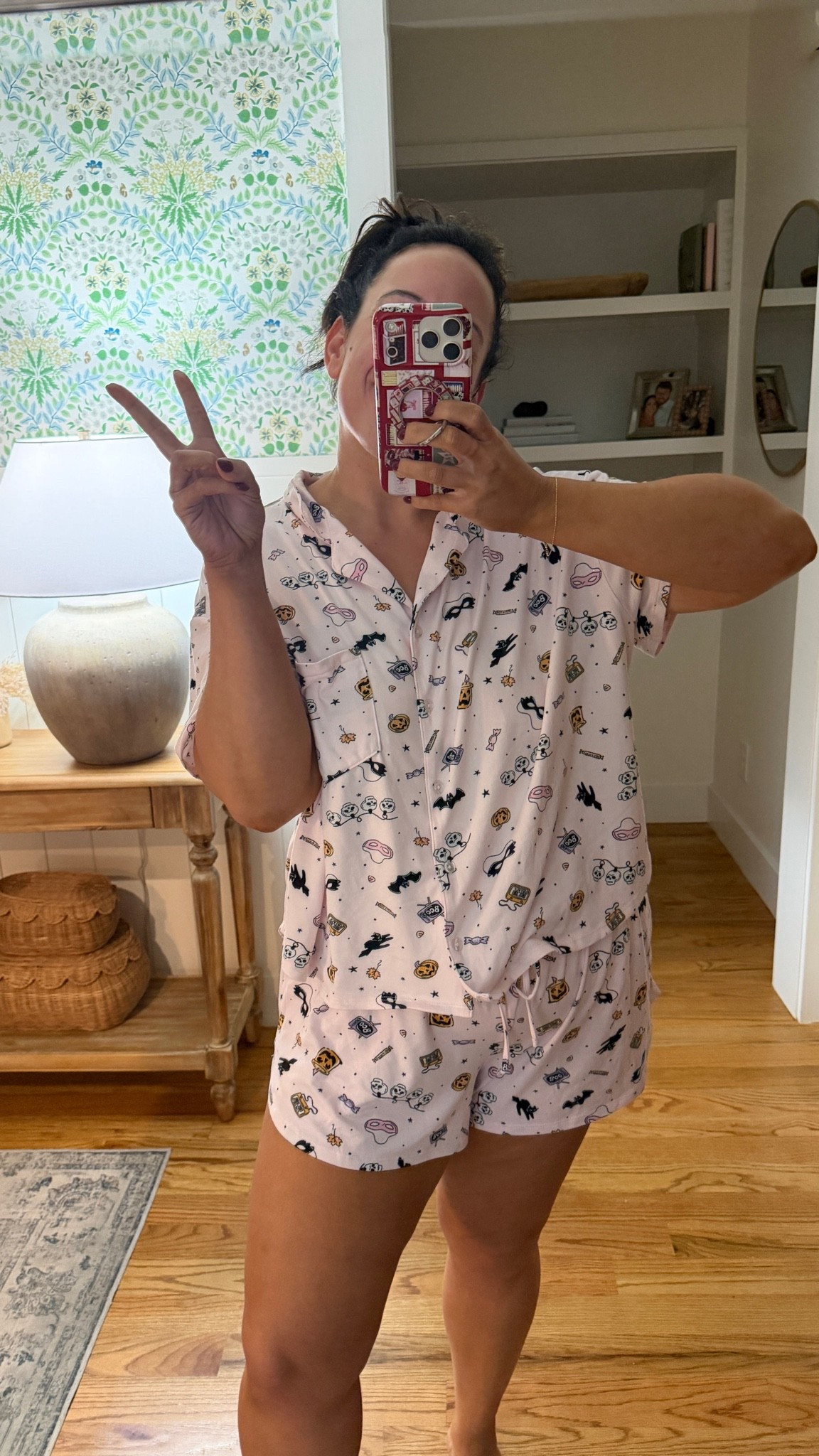 @Walmart pajamas just in time for Halloween! Wearing size xl

#LTKgrwm #LTKootd #LTKMidsize