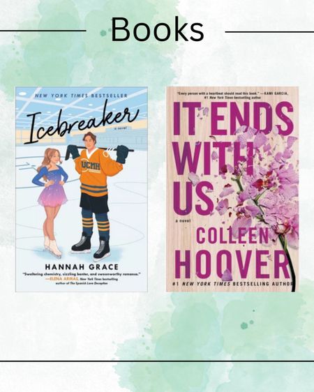 If you love books then check out these trending books at Target.

Books, book, fiction books, booktok, book lover, novel, gift idea, gift guide, icebreaker, Hannah grace, it ends with us, Colleen Hoover 

#books 

#LTKhome #LTKfindsunder50 #LTKU