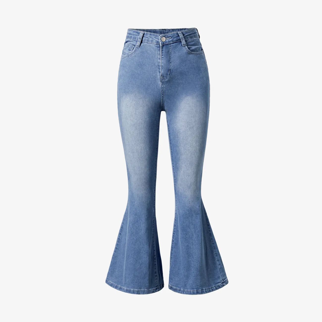 Mommy and Me Blue Flared Jeans Denim Pants | PatPat