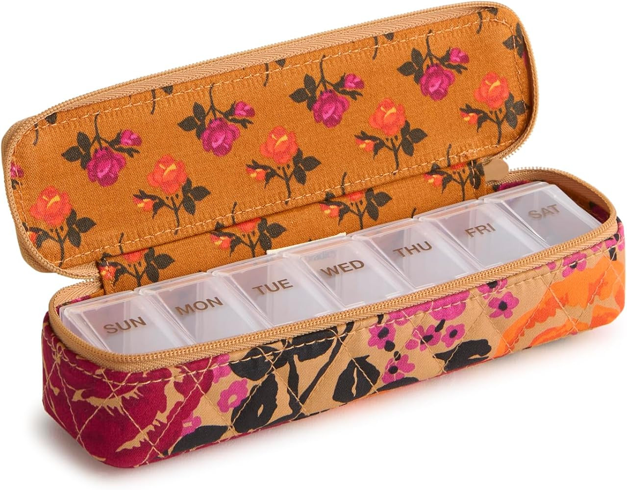 Amazon.com: Premium Cotton Travel Pill Case, Coming Up Roses, One Size : Health & Household | Amazon (US)
