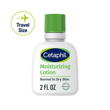 Cetaphil Travel Size Moisturizing Lotion for Dry to Normal Skin, Unscented, 2 fl oz | Walmart (US)