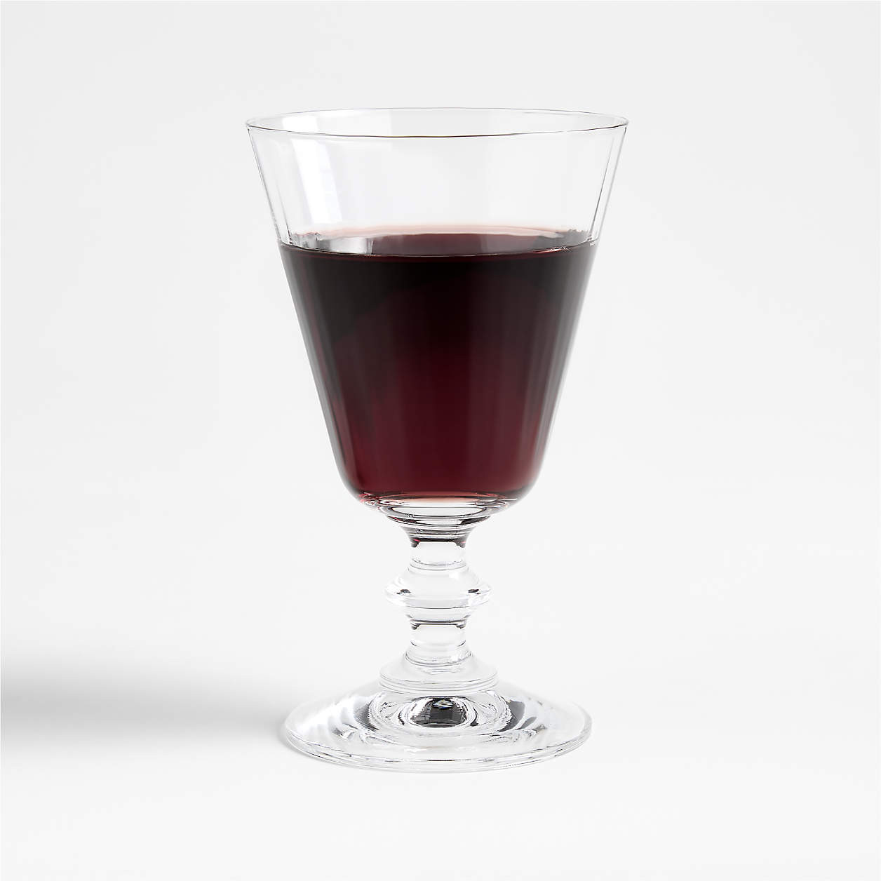Fluted 8-oz. French Wine Glass + Reviews | Crate & Barrel | Crate & Barrel
