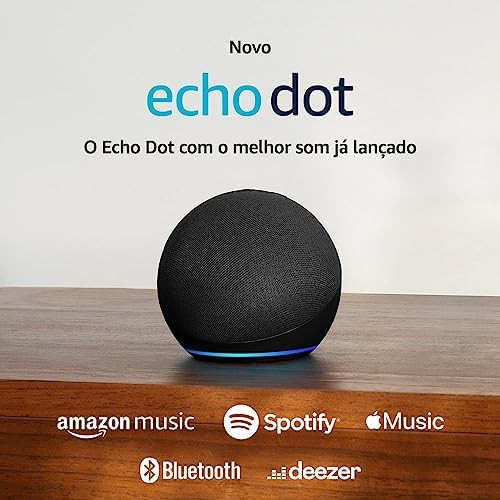 Novo Echo Dot 5ª geração | O Echo Dot com o melhor som já lançado | Som vibrante e potente e... | Amazon (BR)