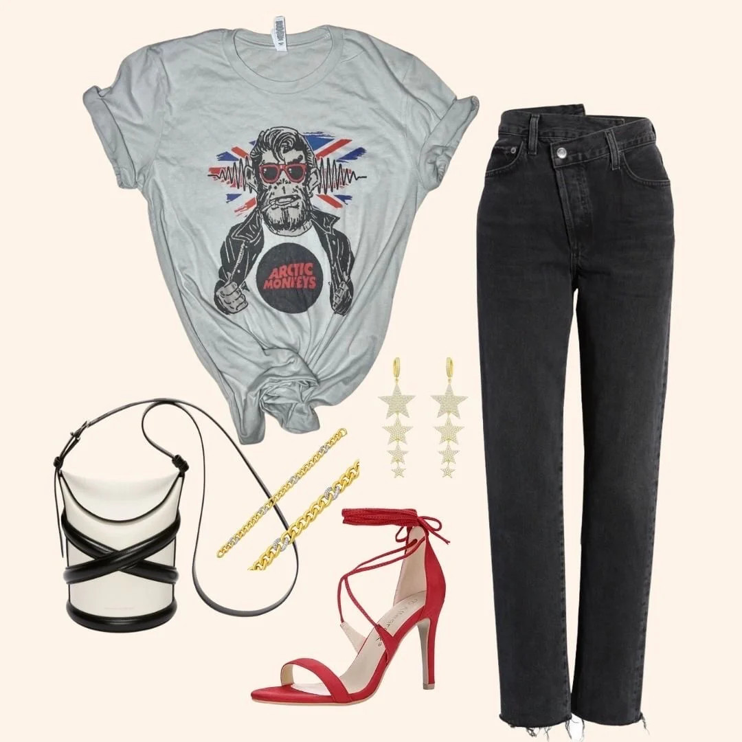 Rock Monkeys Graphic T-shirt ( Vintage Feel ) Band Tee | Sassy Queen