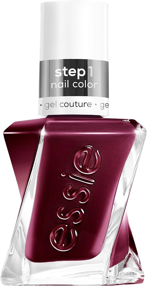 essie Gel Couture 2-Step Longwear Nail Polish, Model Clicks, Red Nail Polish, 0.46 fl. oz. | Amazon (US)