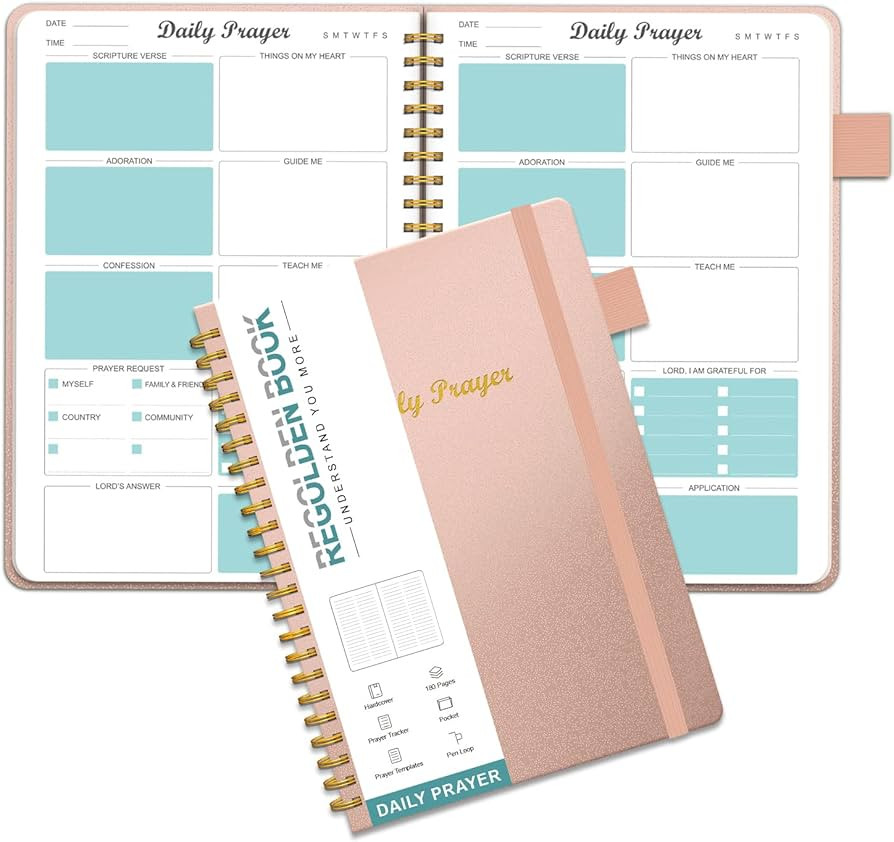 Prayer Journal for Women, Daily Bible Journal, Devotional Journal, Verse Inspirational Writing Sp... | Amazon (US)