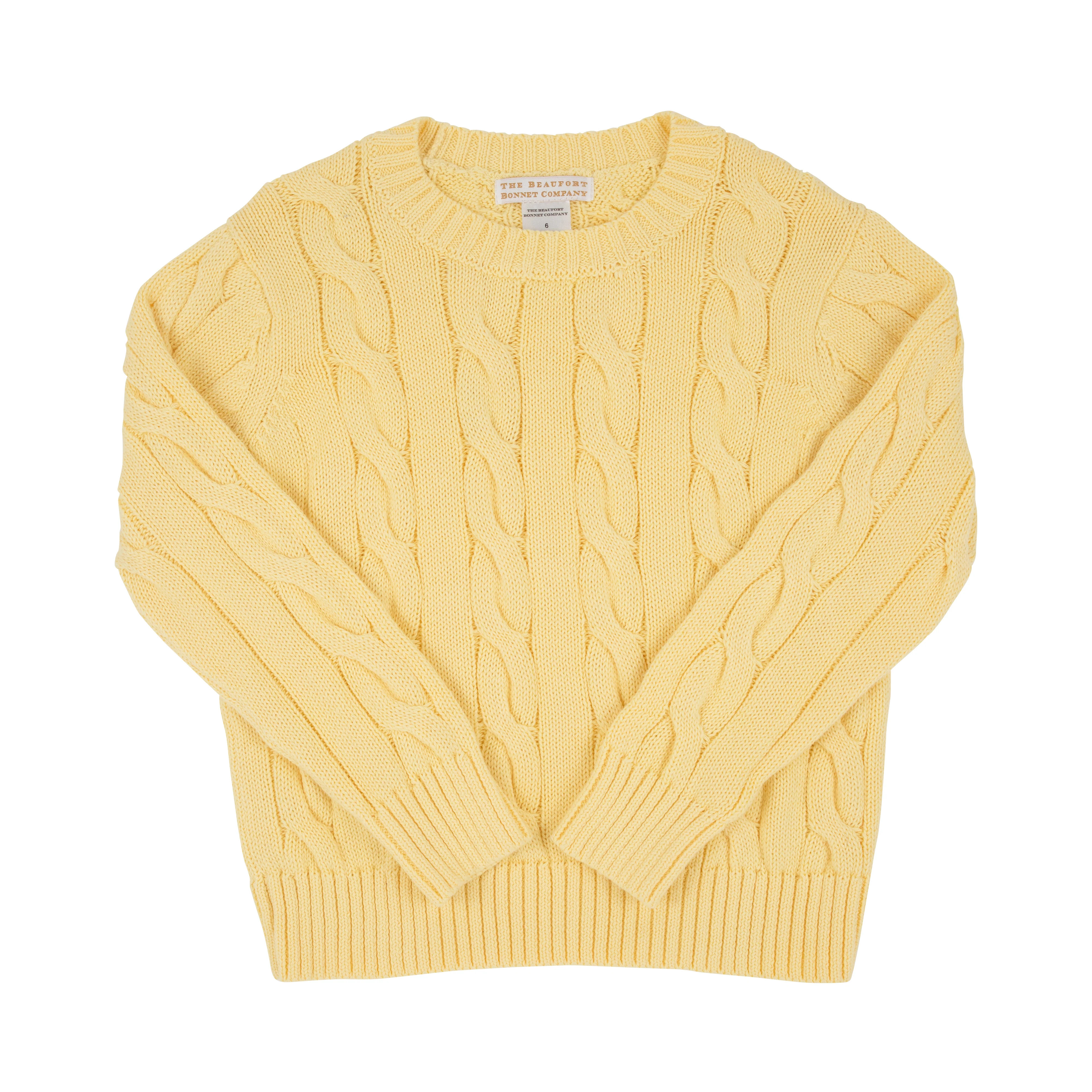 Crawford Crewneck - Bellport Butter Yellow | The Beaufort Bonnet Company