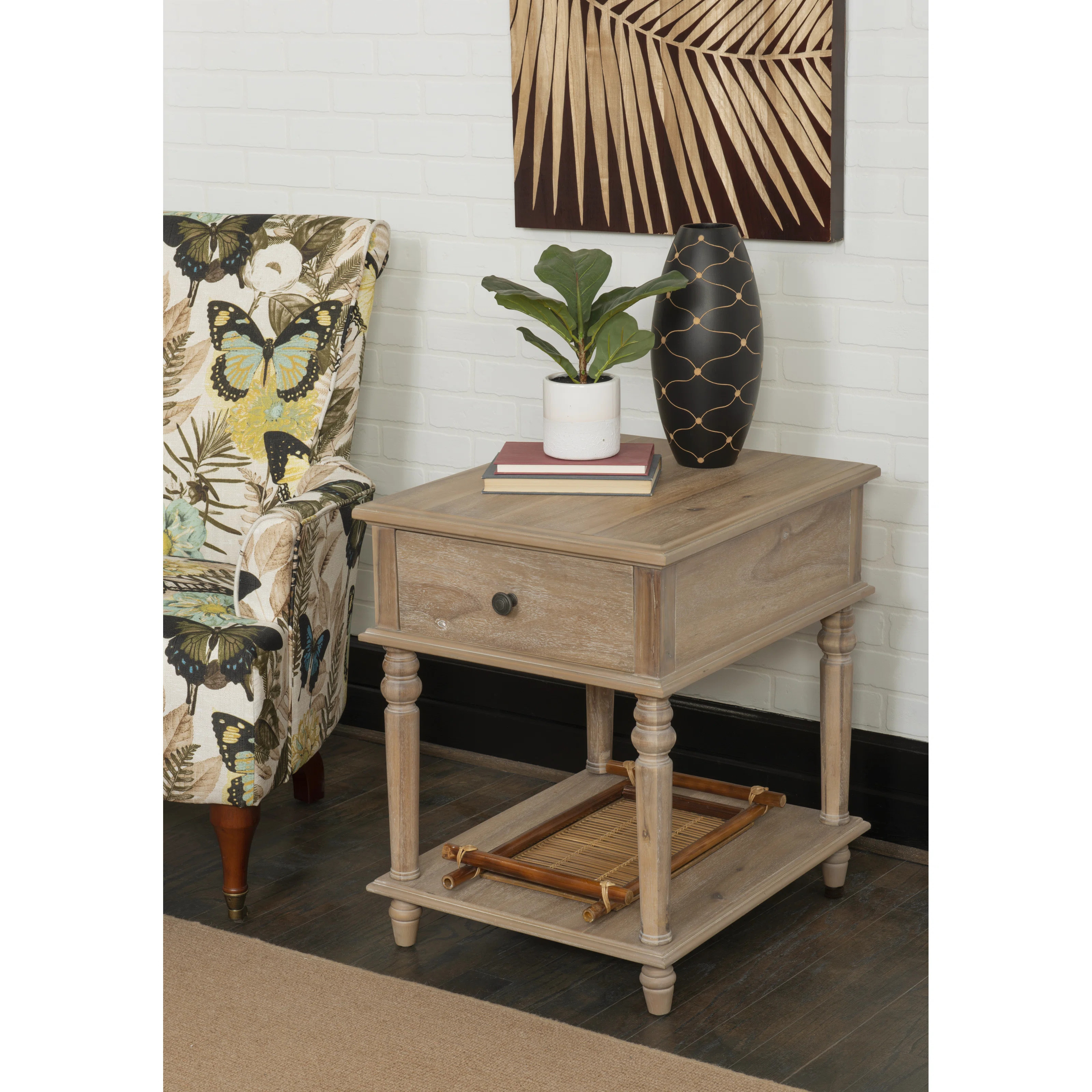 Birkley End Table with Storage | Wayfair North America