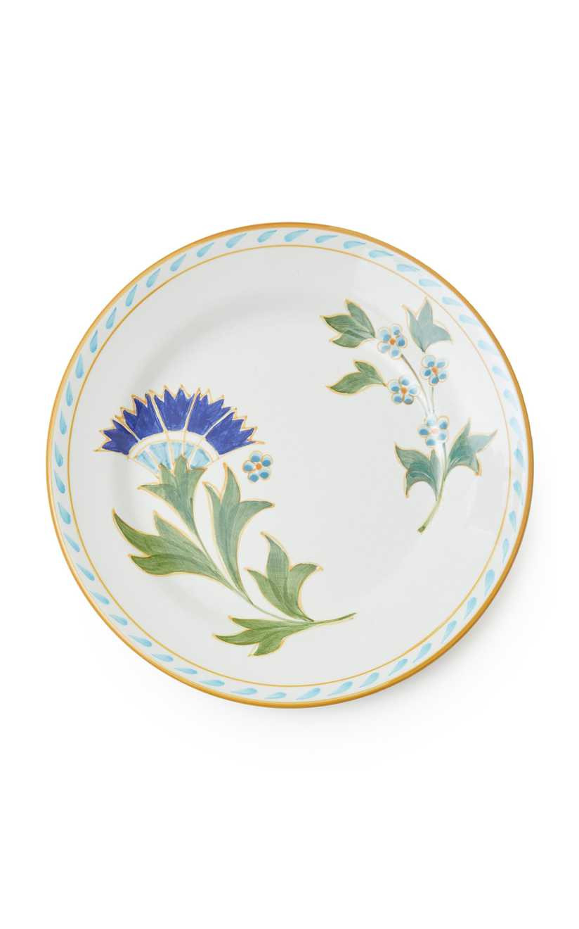 Set-of-Four Printed Ceramic Dessert Plates | Moda Operandi Global