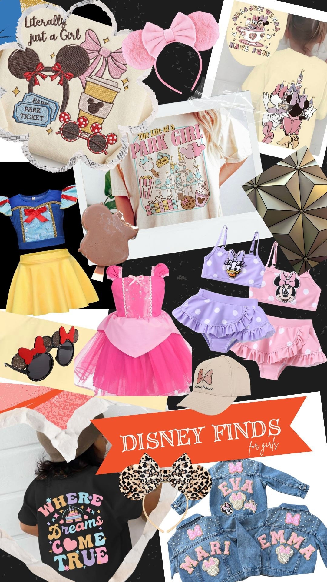 The cutest Disney finds for girls, everything from swimsuits to princess dresses, hats to Minnie ears, and the perfect graphic tees for the parks!!

#LTKTravel #LTKKids #LTKspringtrends