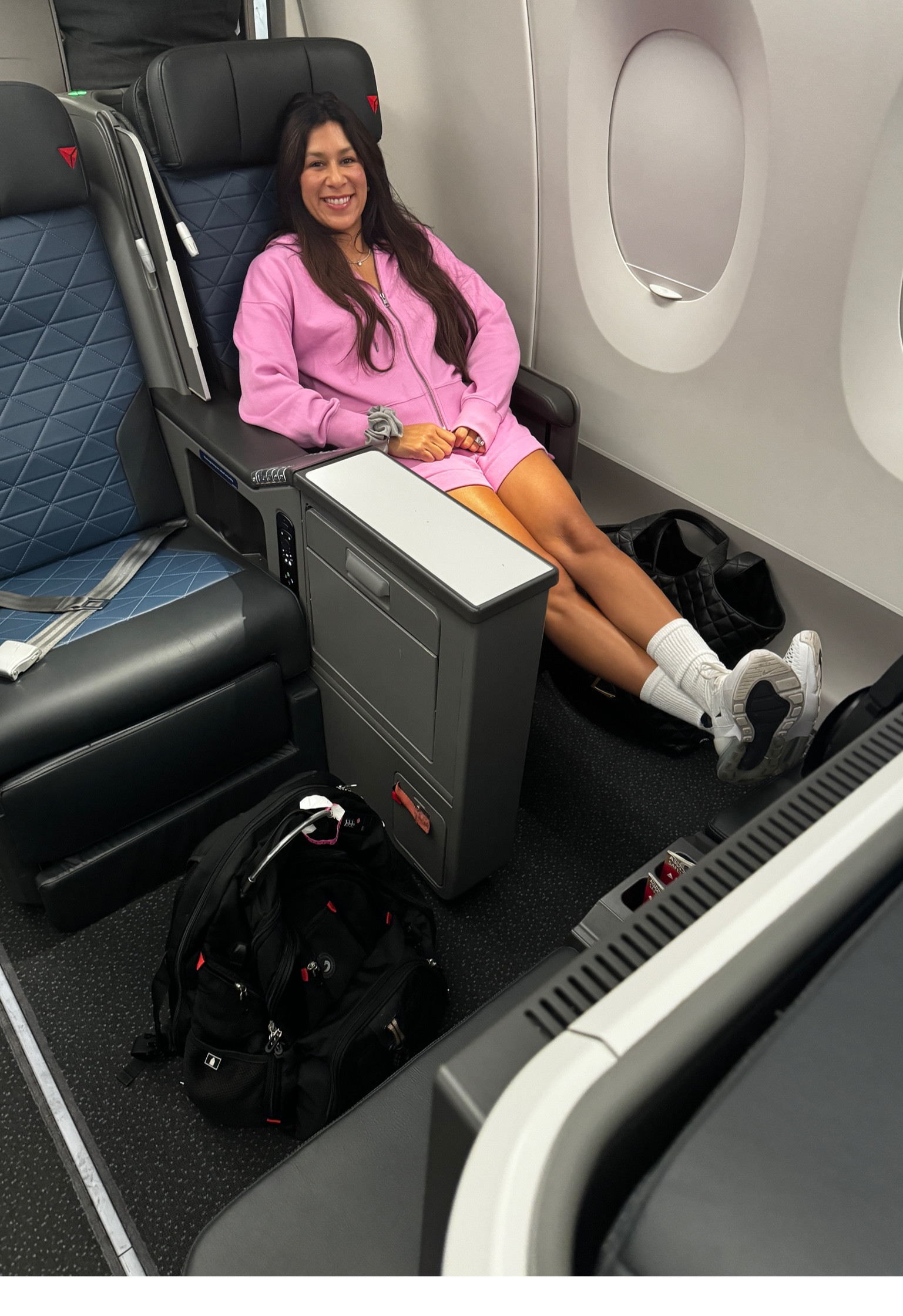 Travel Outfit
Love this set especially for traveling. I always get so cold on the plane so the long sleeve is nice. This material is overall very soft and washes well. I sized up to a medium in the hoodie and size small in the shorts. I wanted the hoodie to be a little more longer on the sleeves and length  

#LTKTravel #LTKFindsUnder50 #LTKActive