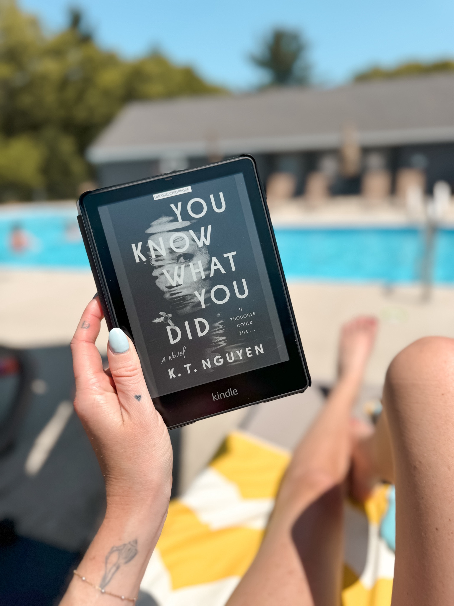 You know what you did poolside reading books to read on kindle this summer with your book club 