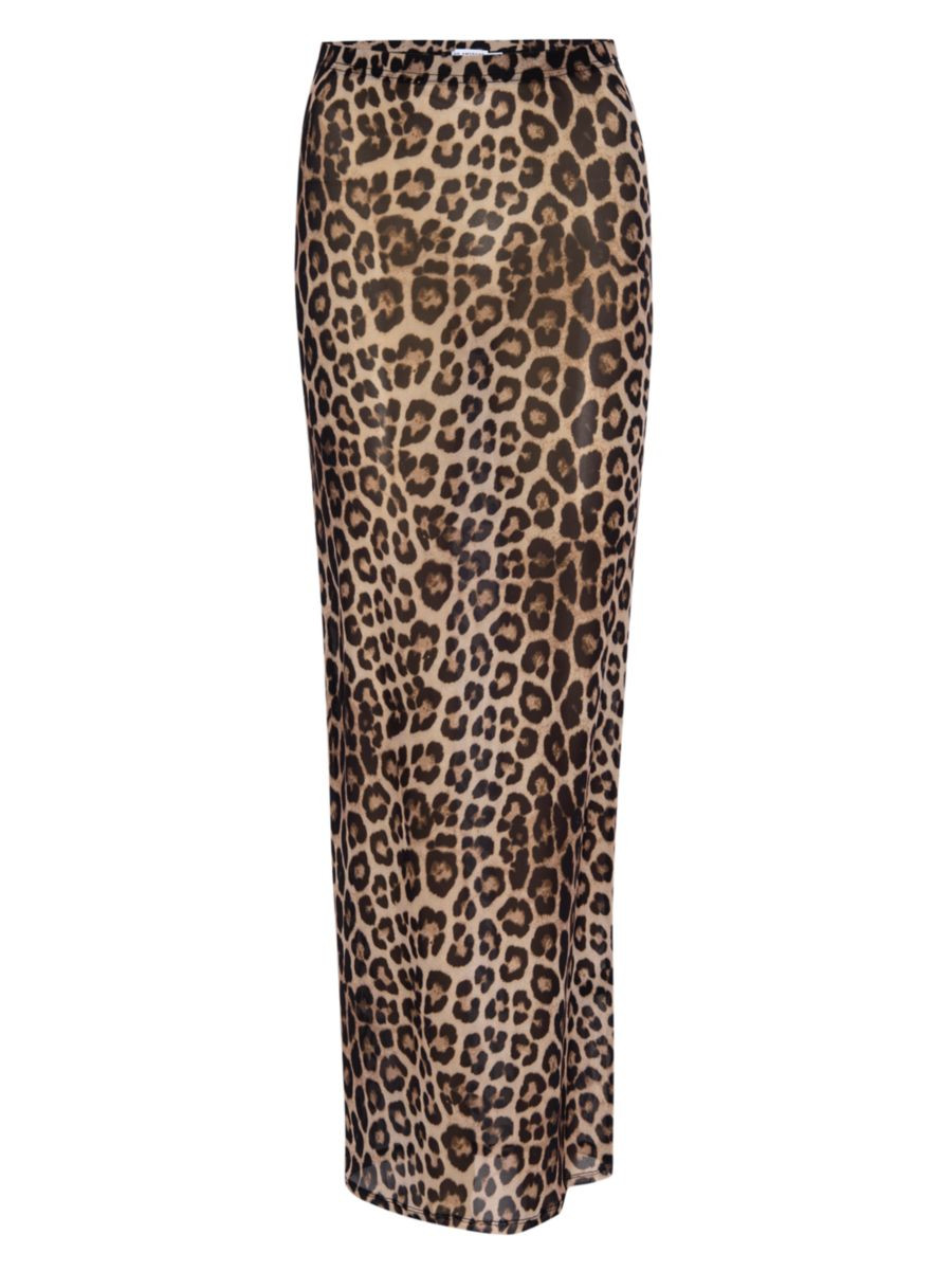 Leopard Mesh Maxi Skirt | Saks Fifth Avenue