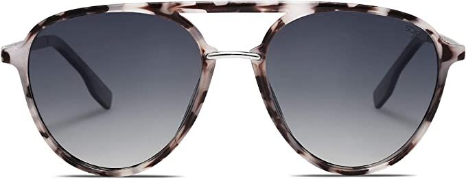 SOJOS Oversized Polarized Sunglasses for Women Men Aviator Big Large Ladies Shades SJ2078 | Amazon (US)