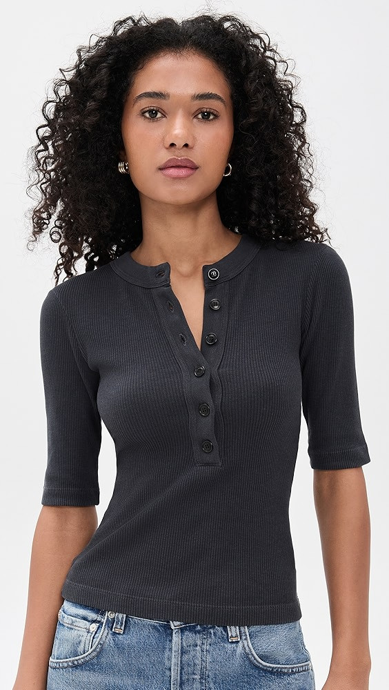 Nali Short Sleeve Henley | Shopbop