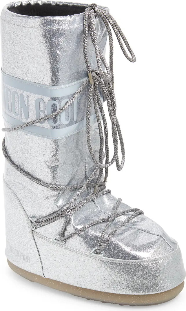 Moon Boot® Metallic Glitter Icon Water Resistant Moon Boot® (Women) | Nordstrom | Nordstrom