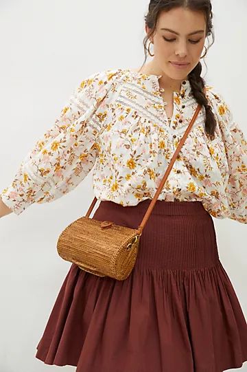 Harmony Lace Peasant Blouse | Anthropologie (US)