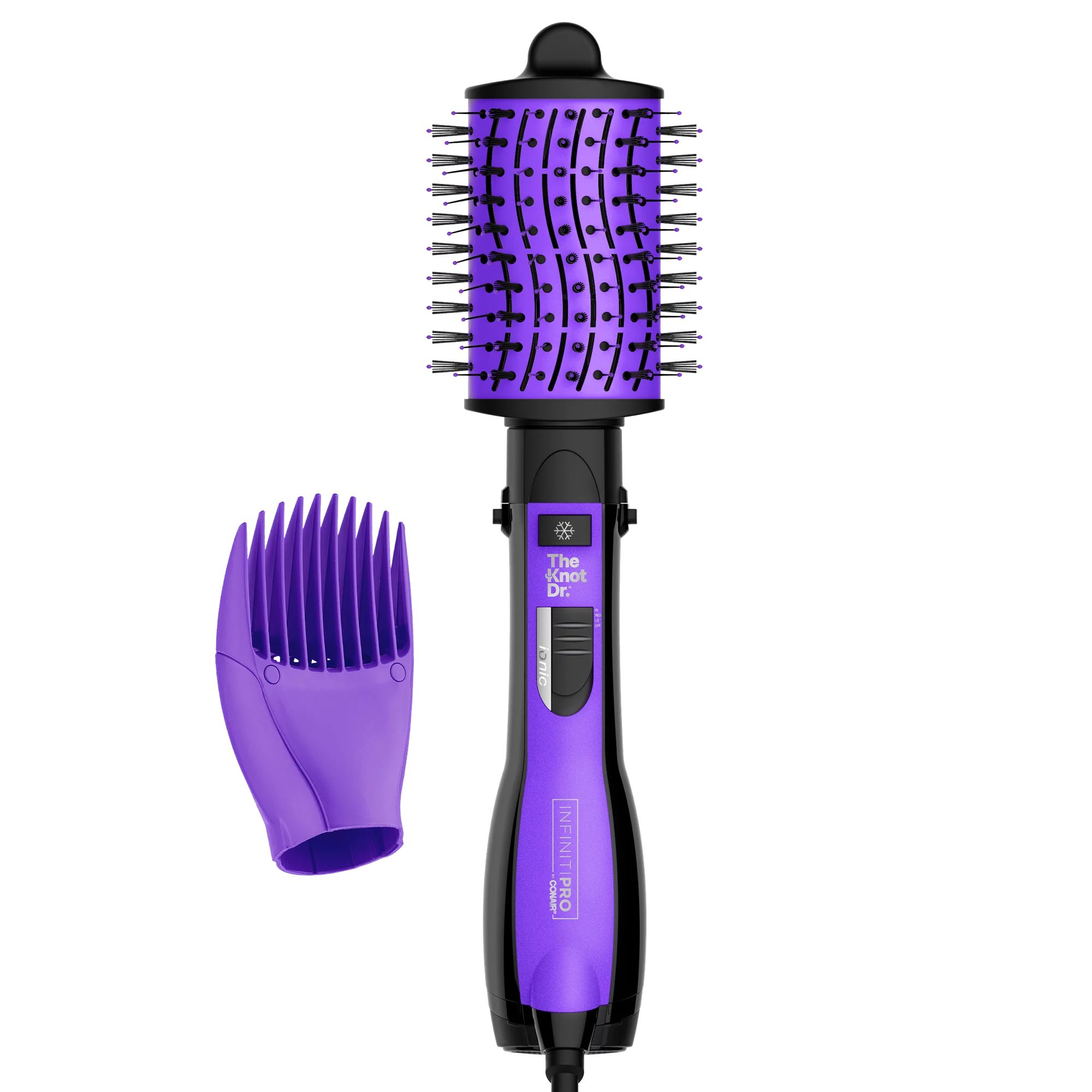 InfinitiPro by Conair The Knot Dr. Professional 14" Ceramic All-in-One Detangling Styler Hot Air ... | Walmart (US)