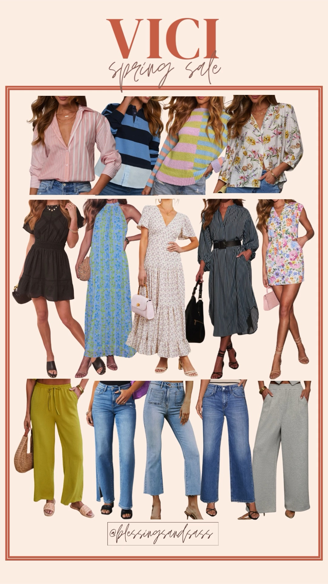 Vici Spring Sale!! 🌸 Make sure to shop through the LTK app to get the exclusive code!! 

Vici - women’s fashion - spring sale - spring fashion - spring style - seasonal fashion - maxi dress - mini dress - blouse - jeans - trousers 

#LTKSeasonal #LTKStyleTip #LTKSpringSale