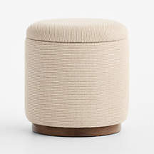 Studio Storage Ottoman | Crate & Barrel | Crate & Barrel