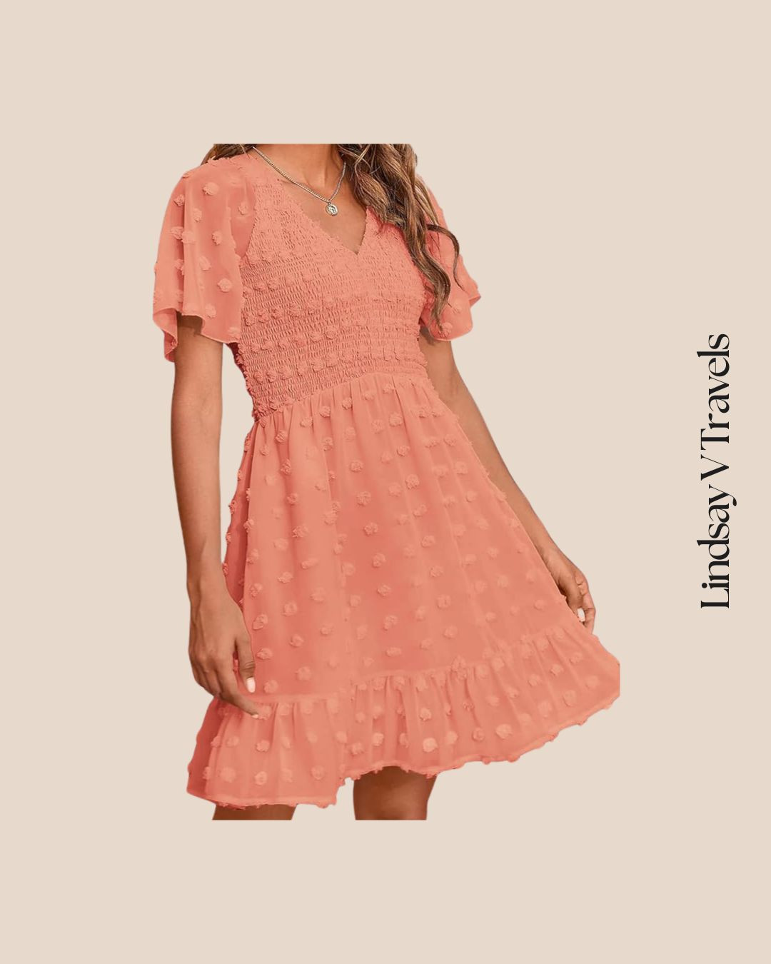 Feeling the beach vibes in coral! 🌴 Love this playful, ruffled dress for sunny days. 

#LTKSeasonal #LTKStyleTip #LTKFindsUnder50