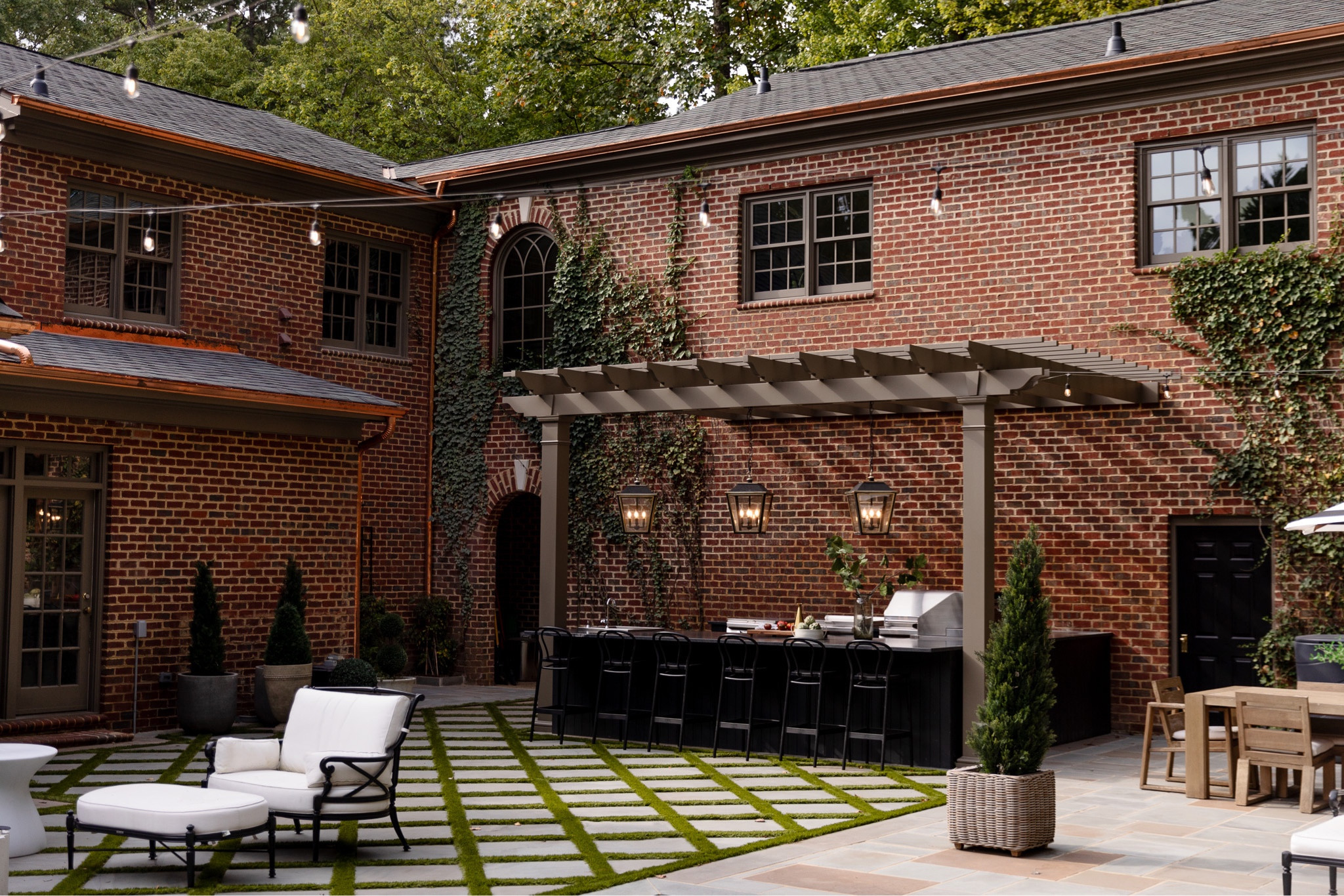 The backyard looks so complete with the new trim color and copper gutters 🙄

#LTKStyleTip #LTKSeasonal #LTKHome