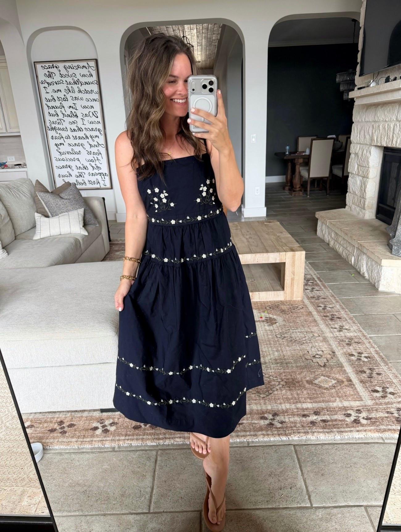A most-loved dress by you 🤍 the details are so perfect for summer! I paired it with these easy flip flops for a casual look, and they’ll be just as good for the beach and pool this summer ☀️

#LTKmomlife #LTKootd #LTKgrwm