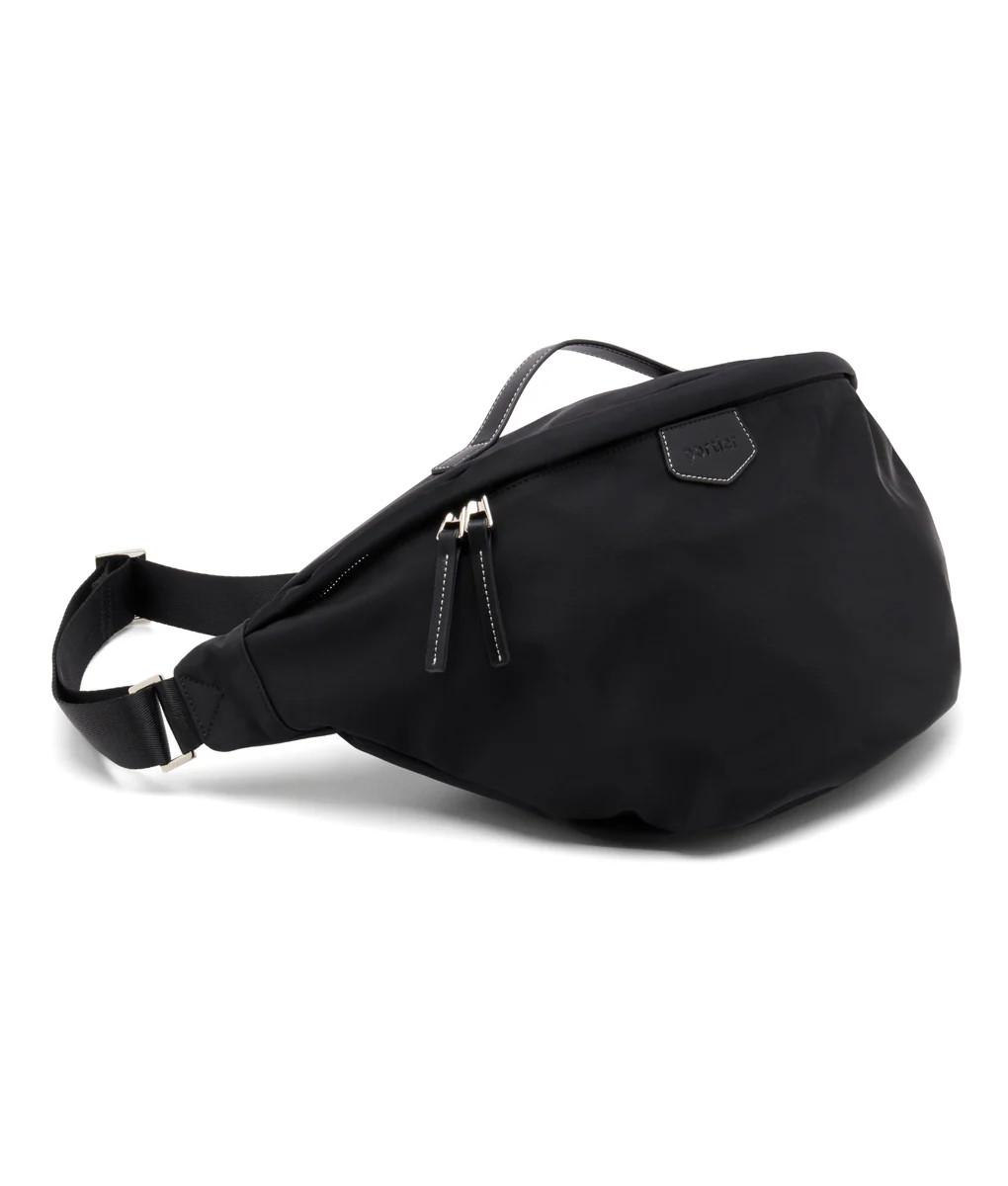 portier | Nylon On-the-go Pouch - Black | Portier