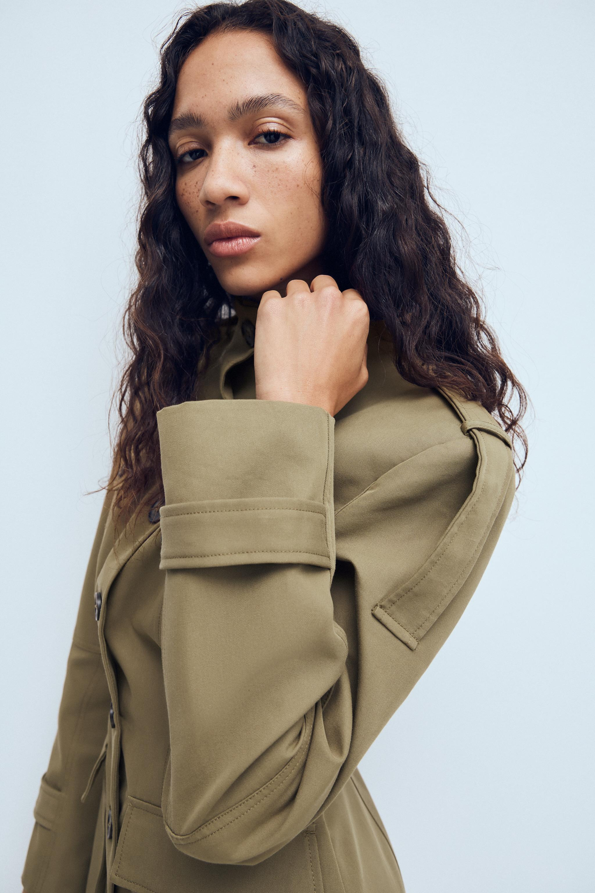 JACKET WITH SHOULDER TABS AND POCKETS | Zara AU