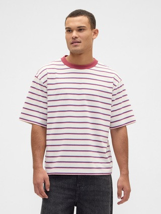 Vintage Soft Stripe Boxy T-Shirt | Gap Factory