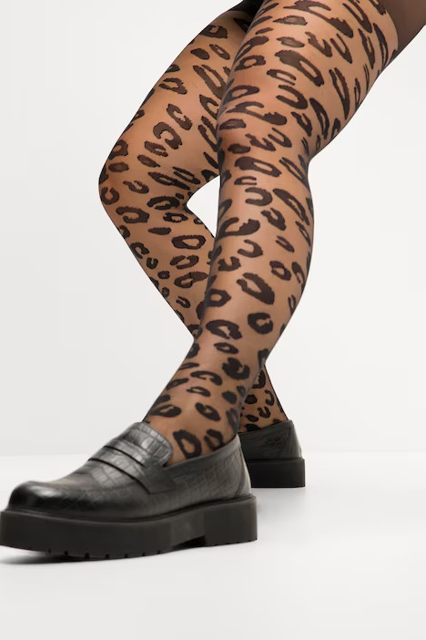 Leopard Print Stockings | Ulla Popken - US