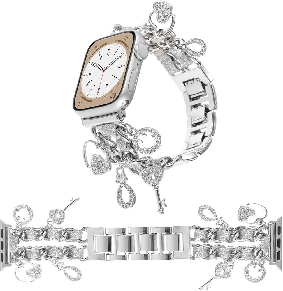 Stylish Wristband Compatible with Apple Watch Bands 38mm 40mm 41mm 42mm 44mm 45mm 49mm 46mm,Repla... | Amazon (US)