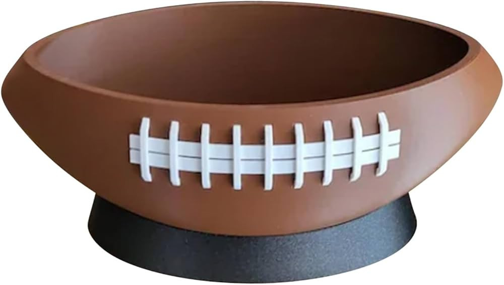 Football Snack Bowl - Football Serving Snack Resin Trays - Reusable Tailgate Party Serving Resin ... | Amazon (US)