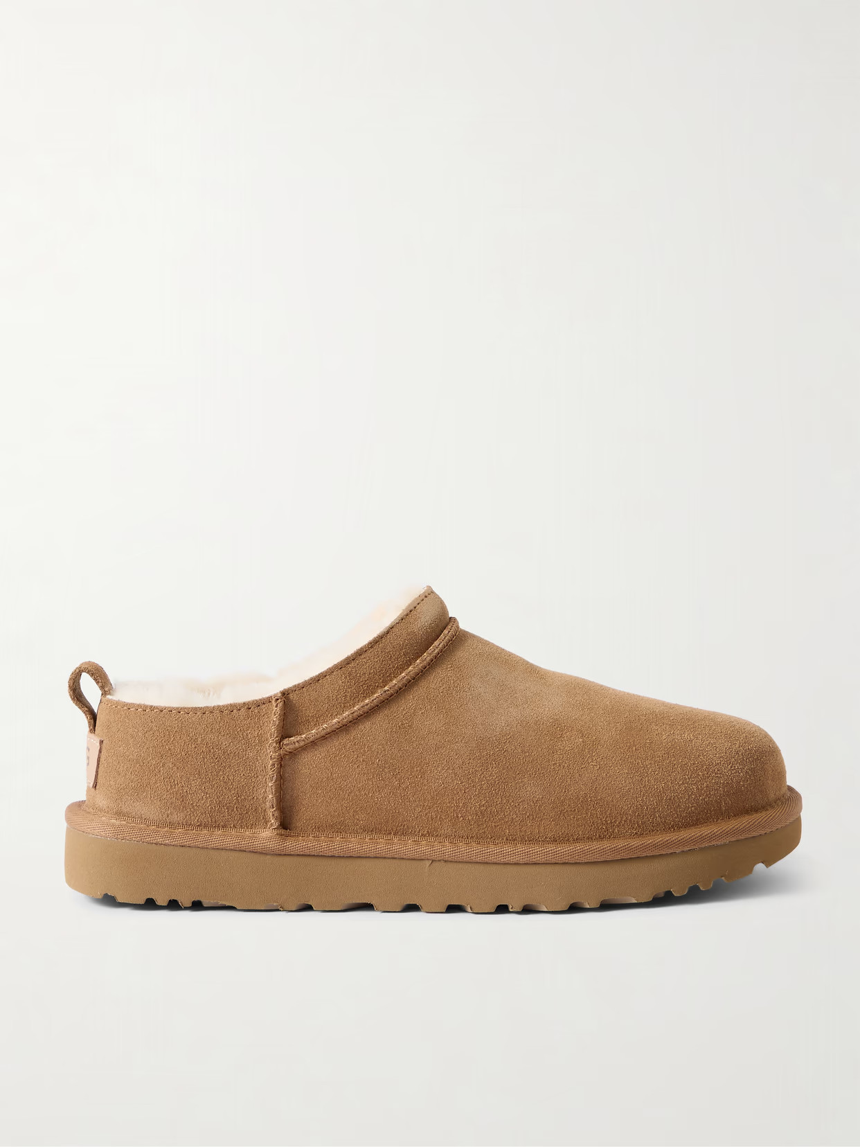 UGG - Classic Micro Shearling Slippers - Brown | NET-A-PORTER (US)