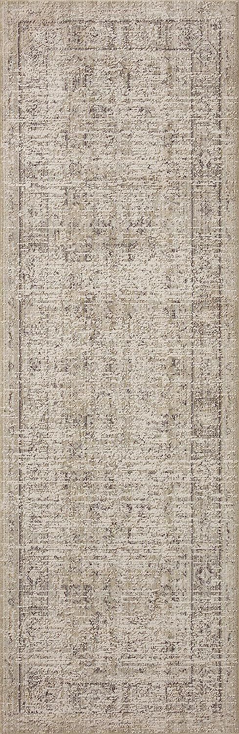 Loloi Amber Lewis x Loloi Alie Collection ALE-03 Taupe/Dove 2'-7" x 12'-0", 0.13" Thick Runner Ru... | Amazon (US)