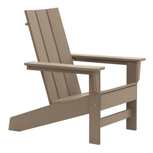 DuroGreen Aria Modern Recycled Plastic Adirondack Chair by World Market | World Market