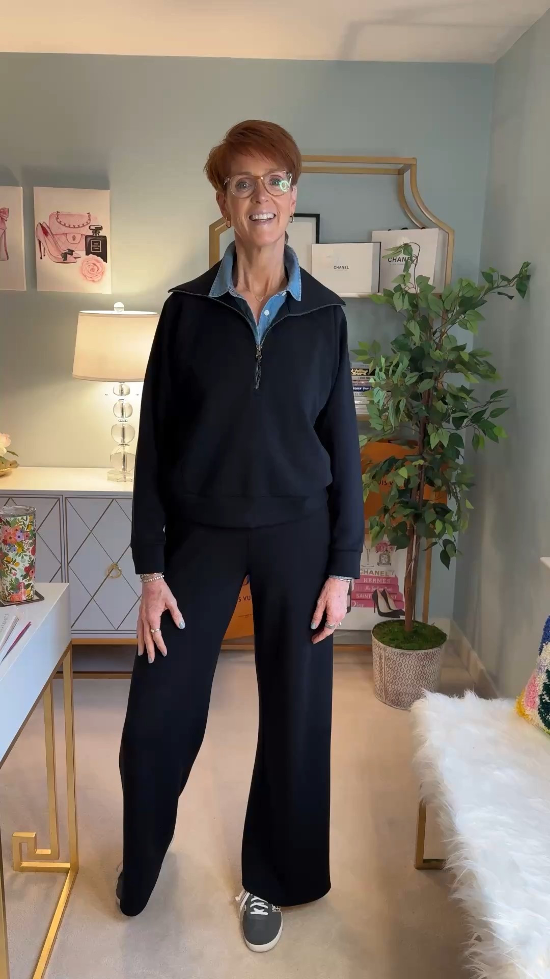 Hi! For reference, I am 55 years old, I am 6’1”. I have a 35” inseam. I wear a small or medium in most tops, an 8 or a 10 in most bottoms, an 8 in most dresses, and a size 9 shoe. 

Make sure to subscribe to my newsletter found in my Instagram bio so you don’t miss out on my must-have favorites! And download the LTK app, follow my LTK shop, and favorite this post or your favorite items to get notified when they go on sale!

Over 50 fashion, tall fashion, workwear, everyday outfits, timeless outfits, Classic Outfits


winter outfit, travel outfit, ballet flats, wedding guest, vacation outfit, travel essentials, organization, sweater dress, jeans, boots, loungewear, date night, watch now

#LTKStyleTip #LTKWatchNow #LTKSeasonal