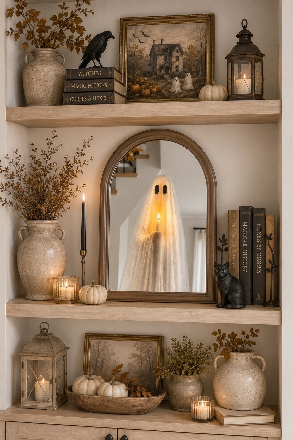 This ghost mirror is going to be the Halloween decor everyone is talking about. 👻🖤

The vintage-inspired mirror with the glowing ghost creates the perfect spooky-but-cozy look for shelves, mantels, entryway tables, or Halloween vignettes. If you love elevated Halloween decor, this is one of those viral pieces that will sell out fast.

✨ Ghost mirror
✨ Halloween mirror
✨ Vintage Halloween decor
✨ Ghost home decor
✨ Spooky chic decor
✨ Neutral Halloween decor
✨ Cozy Halloween aesthetic
✨ Shelf styling
✨ Mantel decor
✨ Halloween home decor
✨ Pottery Barn inspired decor
✨ Designer Halloween finds
✨ Fall home decor
✨ Viral Halloween decor

This is one of my favorite Halloween finds of the season—it looks so high-end and instantly transforms any space.

#LTKSeasonal #LTKHome