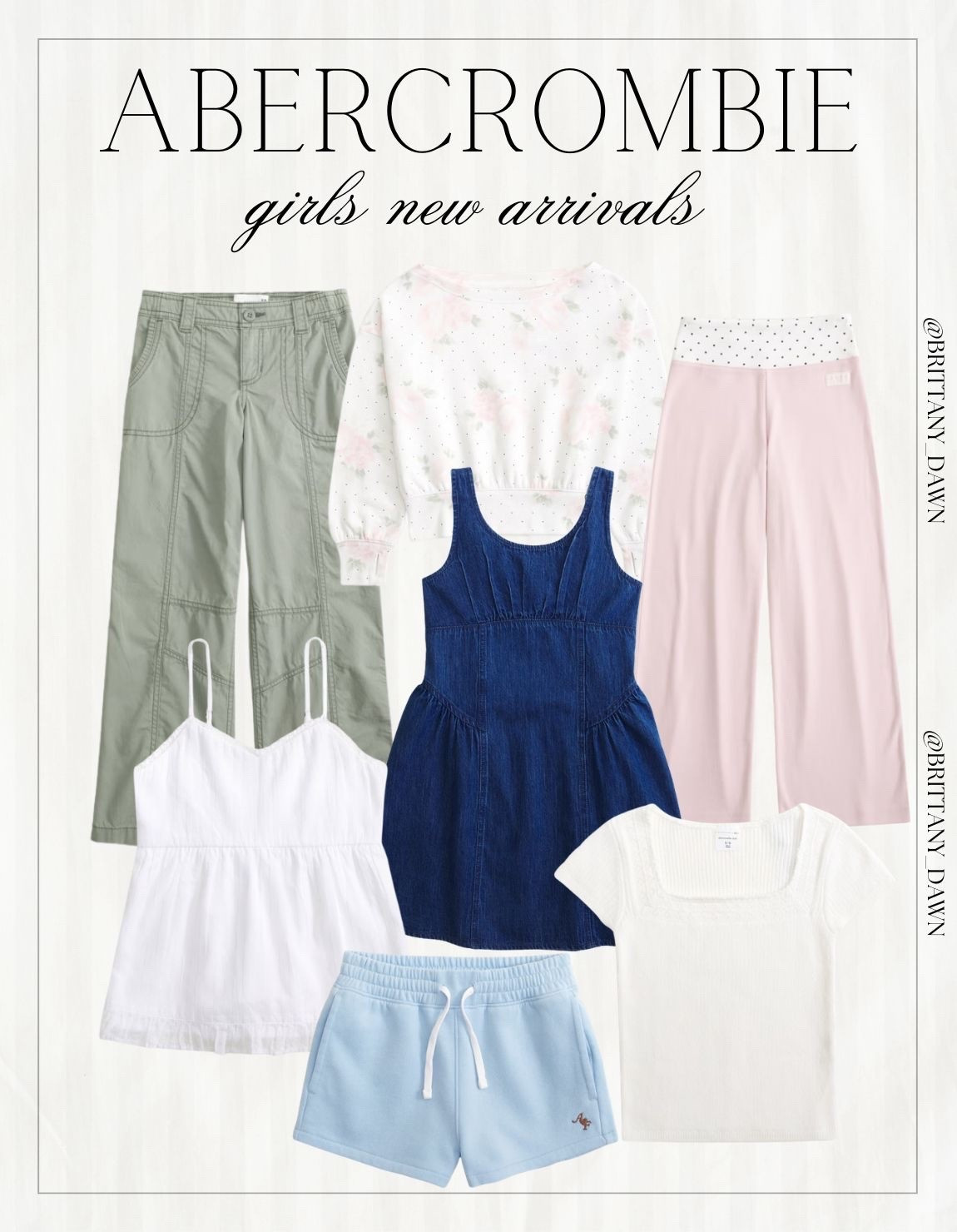 I’m obsessed with these cute new arrivals for girls from Abercrombie! 🌸

Featuring cargo pants, cozy floral sweatshirts, denim dresses, sweet peplum camis, light blue shorts, and soft flared pants, these pieces make school and weekend styling so easy. ✨

#AbercrombieKids #AbercrombieStyle #KidsFashion #BackToSchool #CuteOutfits #GirlsStyle #LTKunder50 #LTKsalealert #LTKstyletip #LTKfit #KidsOutfitInspo #EverydayStyle

#LTKootd #LTKKids #LTKmomlife