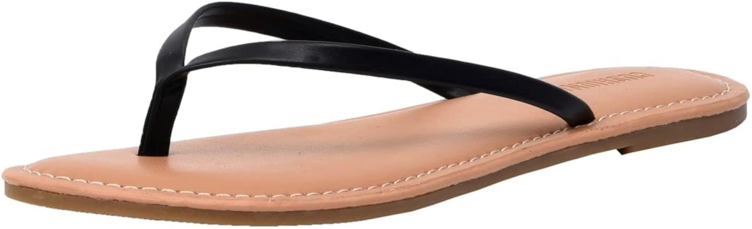 CUSHIONAIRE Women's Cora Flat Flip Flop Sandal with +Comfort | Amazon (US)