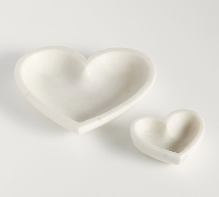 Handcrafted Marble Heart Trays | Pottery Barn (US)