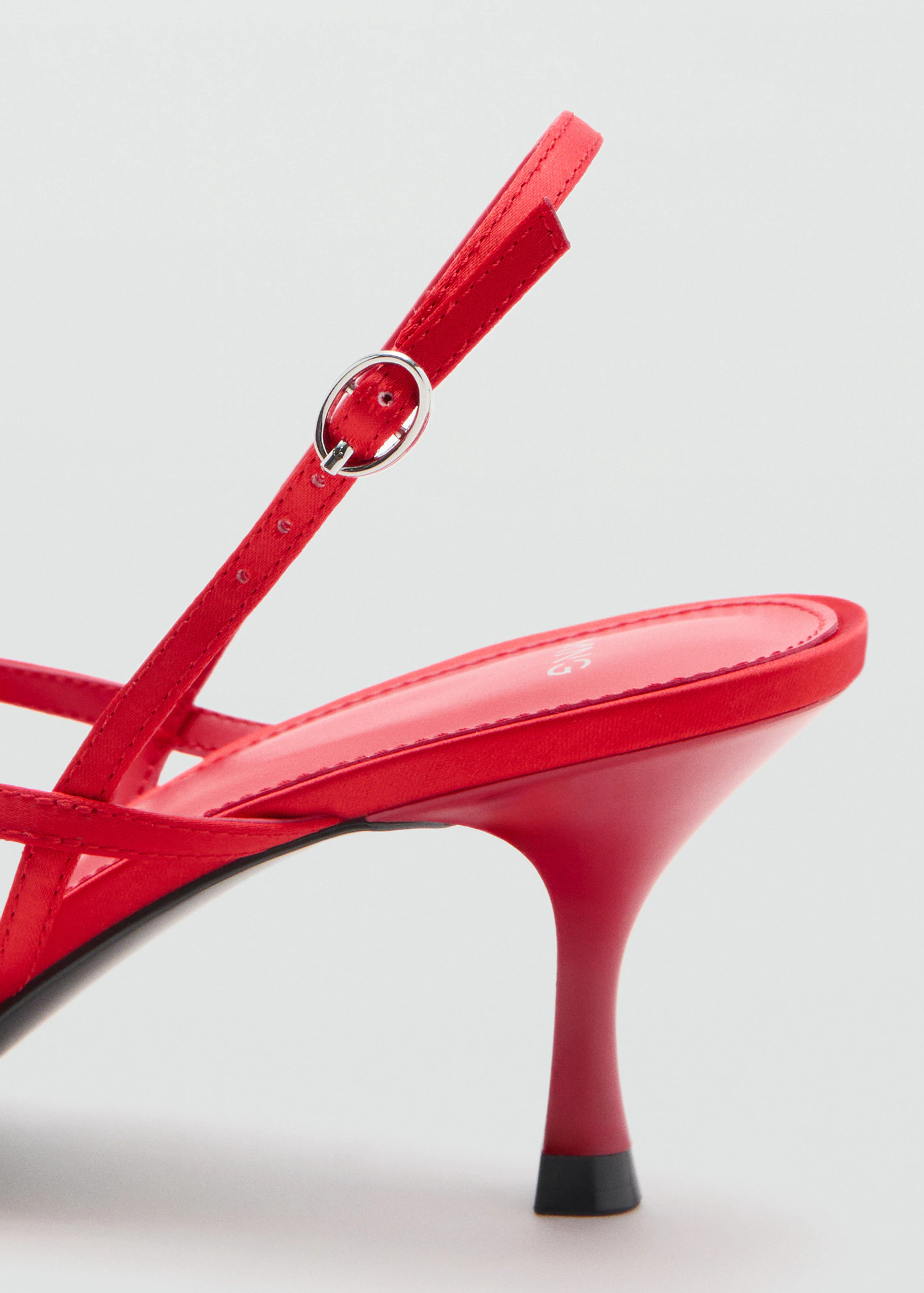 Strappy heeled sandals | MANGO (UK)