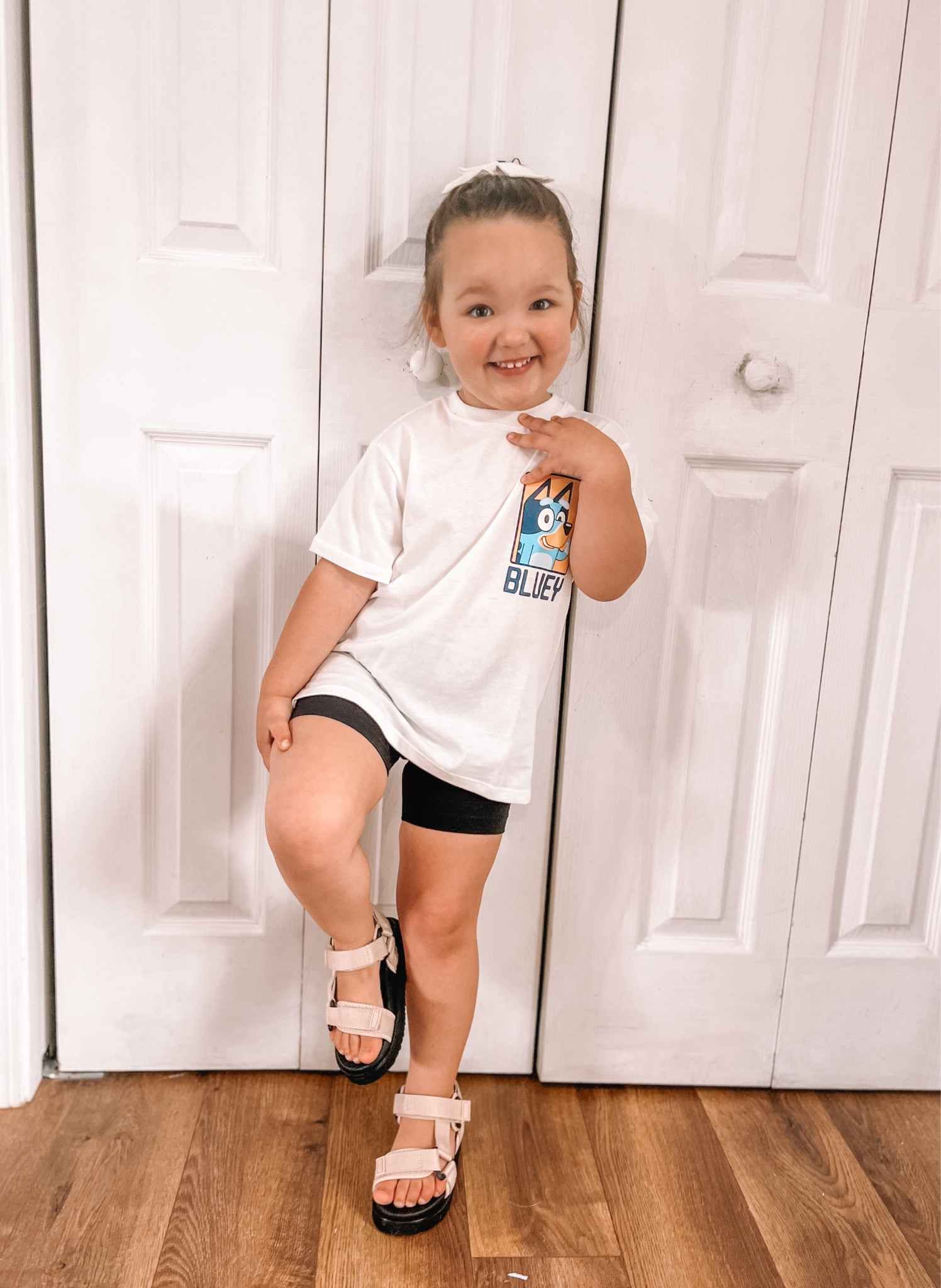 Shirt is from Zara 

Toddler biker shorts / biker shorts outfit / outdoor outfit / sandals / casual outfit / kids / kid shoes 

#LTKkids