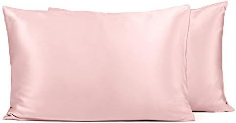 Fishers Finery 25mm 100% Pure Mulberry Silk Pillowcase, Good Housekeeping Winner (English Rose, Q... | Amazon (US)