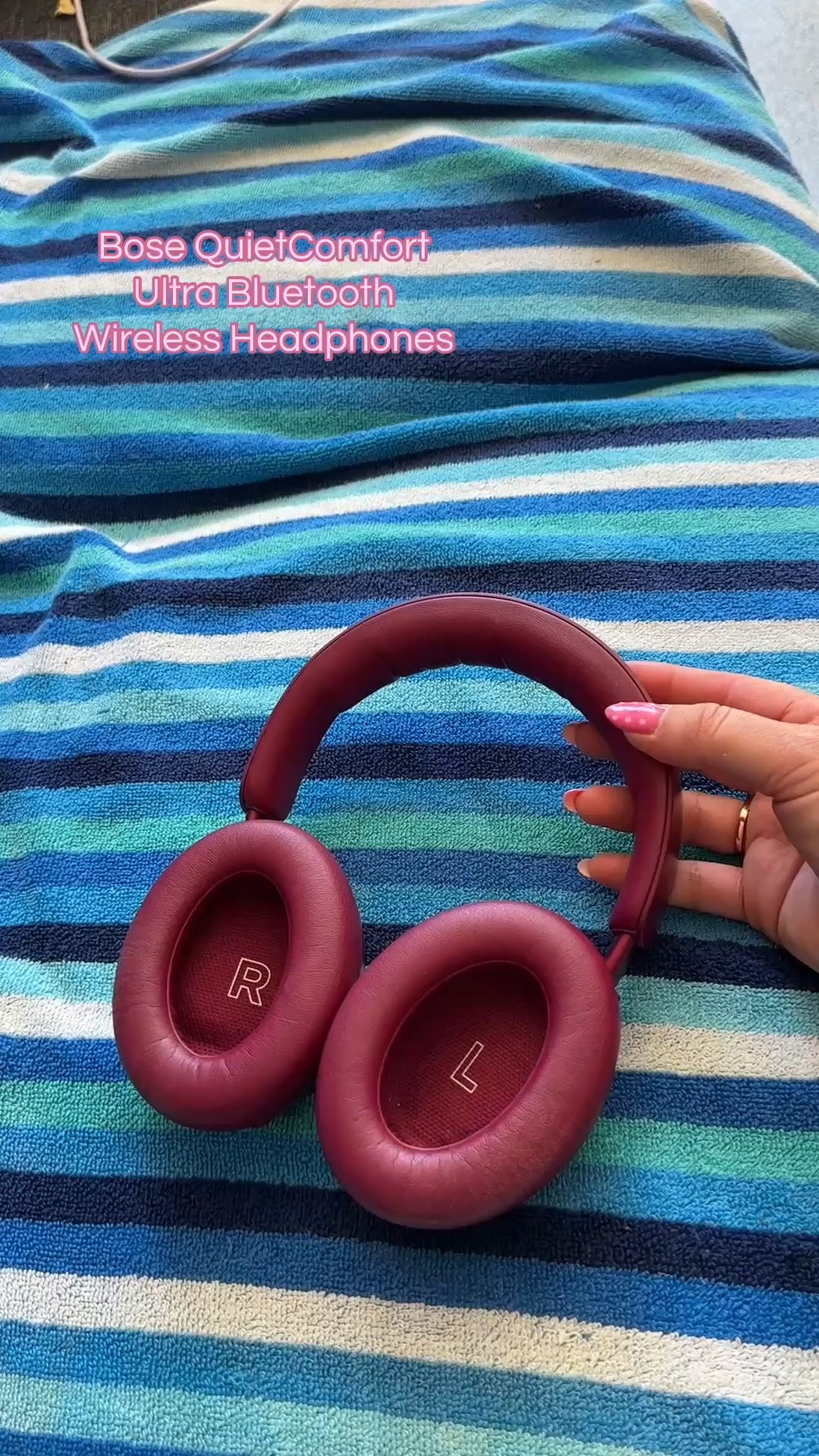 Bose QuietComfort Ultra Bluetooth Headphones, Wireless Headphones 
Color: deep plum

#LTKmomlife #LTKActive #LTKTravel