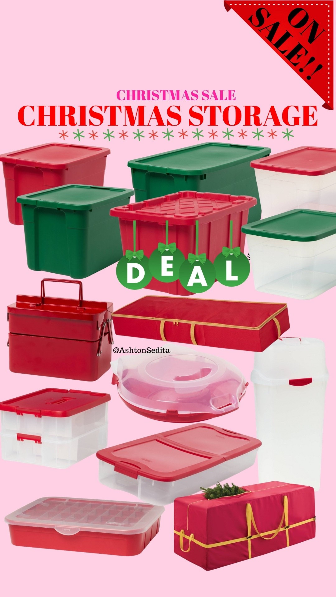 CHRISTMAS STORAGE ON SALE!!

#LTKSaleAlert #LTKHoliday #LTKHome