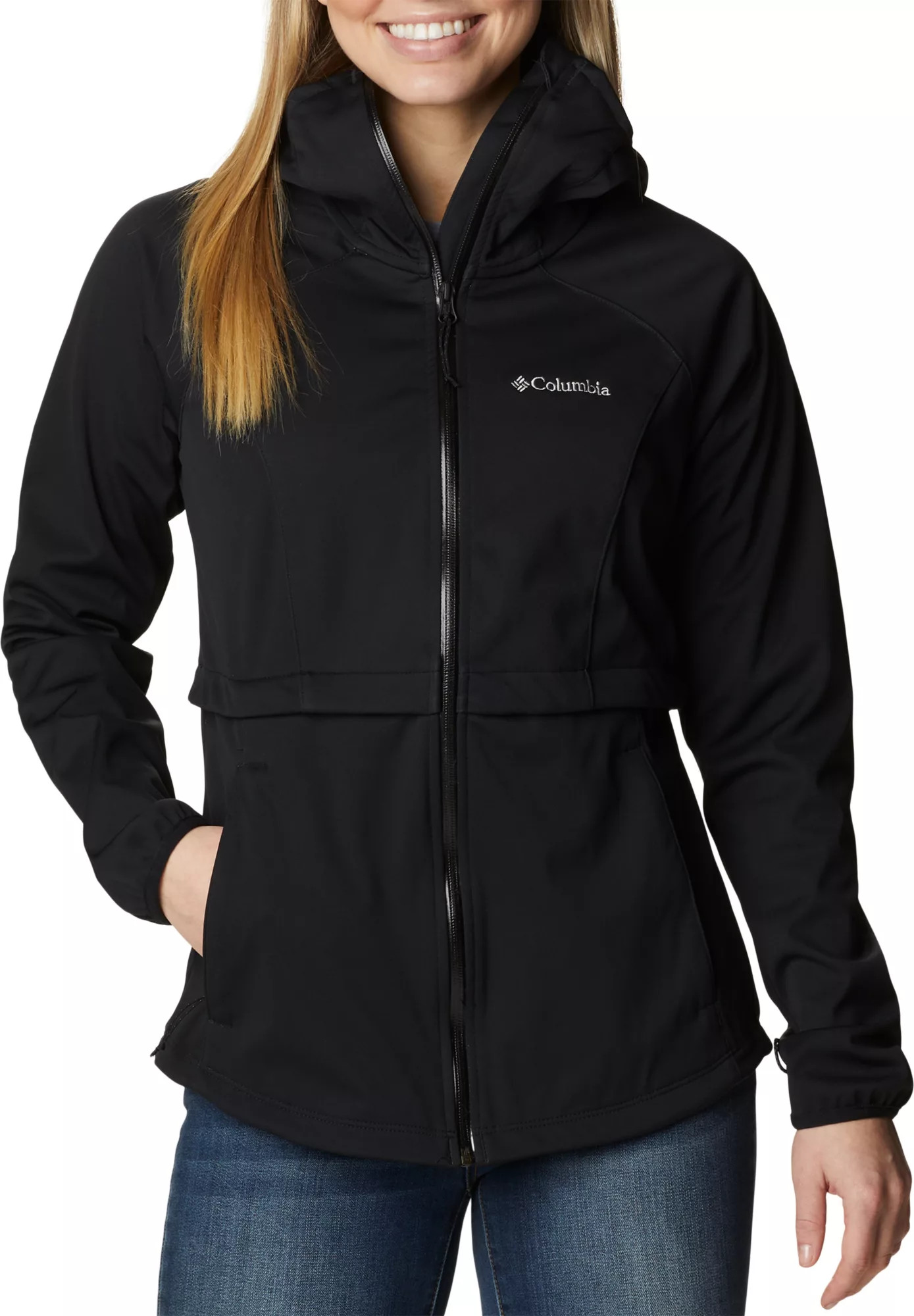 Columbia Women's Canyon Meadow Softshell Jacket, Medium, Black | Going, Going, Gone!