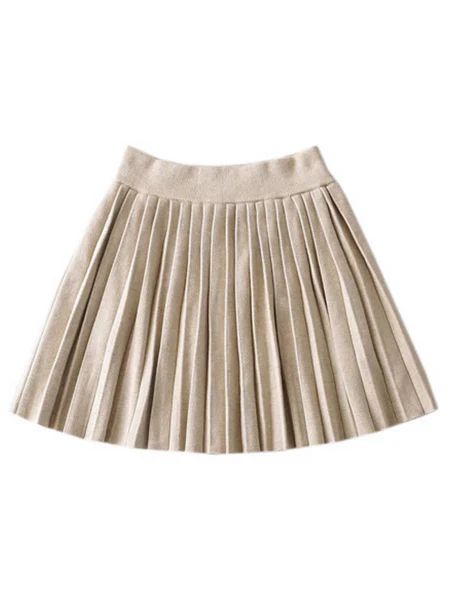 'Sarah' Pleated Knitted Mini Skirt (4 Colors) | Goodnight Macaroon